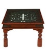 Vipra Sheesham Wood Coffee Table In Honey Oak Finish