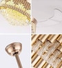 ViraX Smart Fan Gold Metal + Crystal , Google & Alexa Remote & App Control