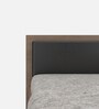 Virgo Queen Size Bed in Grey Finish With Box Storage