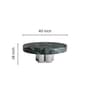 Viridis Marble Coffee Table In Green Finish