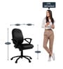 Virtue Fabric Ergonomic Chair in Black Colour