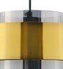 Frappe Visalia Grey Glass and Metal Hanging Light