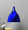 Visaya Blue Metal Hanging Light