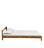 Atwood Solid Wood King Size Bed In Rustic Teak Finish
