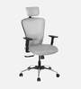 Vision High Back Office Chair In Grey Color