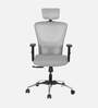 Vision High Back Office Chair In Grey Color