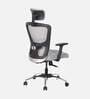 Vision High Back Office Chair In Grey Color