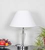 Viso Metal & Crystal Table Lamp (Chrome)