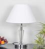 Viso Metal & Crystal Table Lamp (Chrome)