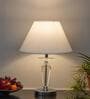 Viso Metal & Crystal Table Lamp (Chrome)