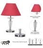 Viso Metal & Crystal Table Lamp (Chrome)