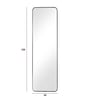Vista Frame Black Floor Mirror (150 x 40 CM)