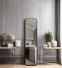 Vista Frame Floor Mirror Black Square (160 x 50) CM