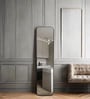 Vista Frame Floor Mirror Black Square (160 x 50) CM