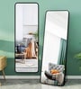 Vista Frame Floor Mirror Black Square (160 x 50) CM