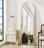 Vista Frame Floor Mirror Gold Arched (160 x 50) CM