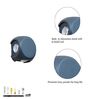 Vista Grey 4-Way Outdoor LED wall Light