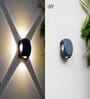 Vista Grey 4-Way Outdoor LED wall Light