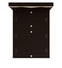 Vurv Queen Size Bed with Storage in Cola Rain Finish