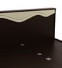 Vurv Queen Size Bed with Storage in Cola Rain Finish