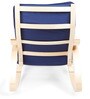 Vita Fabric Rocking Chair in Blue Colour