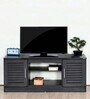 Vita TV Cabinet in Light Charcoal Grey Colour