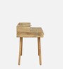 Viterbo Solid Wood Study Table In Natural Finish