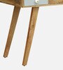Viterbo Solid Wood Study Table In Natural Finish