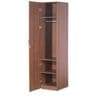 Viva Single Door Wardrobe Cincinnati Walnut Finish