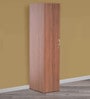 Viva Single Door Wardrobe Cincinnati Walnut Finish