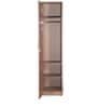 Viva Single Door Wardrobe Cincinnati Walnut Finish