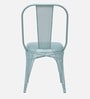 Vivaldi Metal Iconic Chair in Pastel Blue Colour (Set of 2)