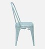 Vivaldi Metal Iconic Chair in Pastel Blue Colour (Set of 2)