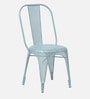 Vivaldi Metal Iconic Chair in Pastel Blue Colour (Set of 2)