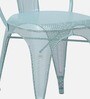 Vivaldi Metal Iconic Chair in Pastel Blue Colour (Set of 2)