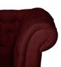 Vivanka Fabric Chaise Lounger in Maroon Colour
