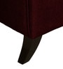 Vivanka Fabric Chaise Lounger in Maroon Colour