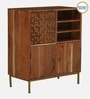 Vivant Acacia Wood 3 Door Cabinet In Scratch Resistant Natural Finish