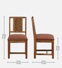 Vivant Acacia Wood 4 Seater Dining Set In Scratch Resistant Natural Finish