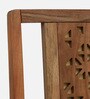 Vivant Acacia Wood 6 Seater Dining Set In Scratch Resistant Natural Finish