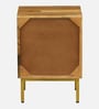 Vivant Acacia Wood Bedside Table (LHS Door) In Natural Finish