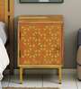 Vivant Acacia Wood Bedside Table (LHS Door) In Natural Finish