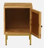 Vivant Acacia Wood Bedside Table (RHS Door) In Natural Finish