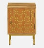 Vivant Acacia Wood Bedside Table (RHS Door) In Natural Finish