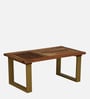 Vivant Acacia Wood Coffee Table In Scratch Resistant Natural Finish
