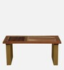 Vivant Acacia Wood Coffee Table In Scratch Resistant Natural Finish