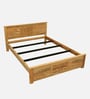 Vivant Acacia Wood King Size Bed In Natural Finish