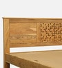 Vivant Acacia Wood King Size Bed In Natural Finish