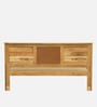 Vivant Acacia Wood Queen Size Bed In Natural Finish