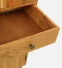 Vivant Acacia Wood Wardrobe In Natural Finish With Drawer